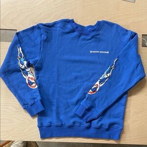 Chrome Hearts Blue Men's Crewneck Sweater